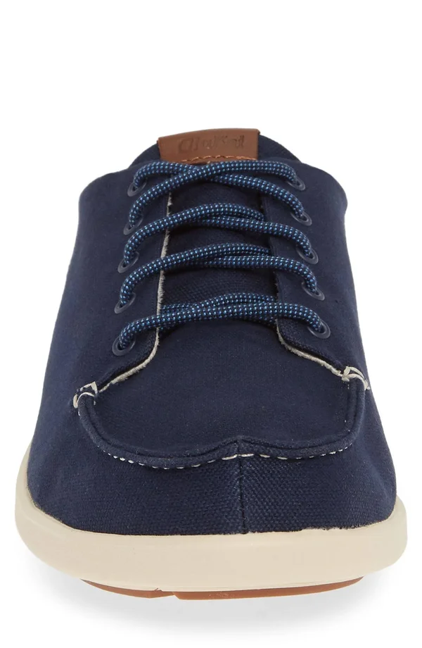 Olukai Manoa Shoe - Men's Fog/Mustard, 8.5
