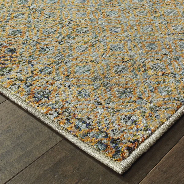 Carson Carrington Boden Textural Diamonds Area Rug - 2&6x22 x 12& Runner - Charcoal/Grey