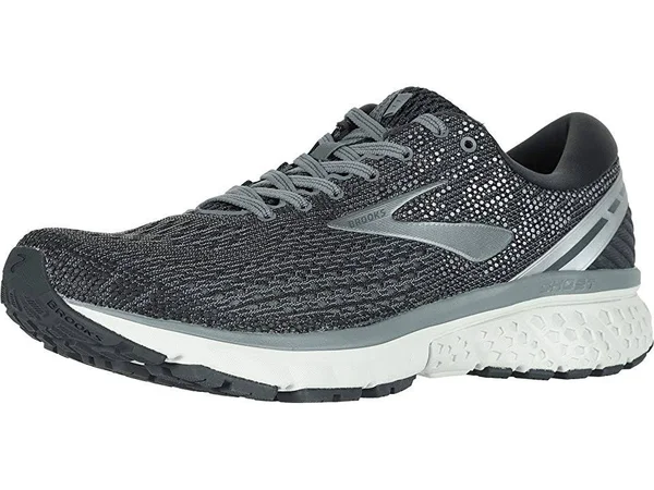 Brooks Ghost 11 - Mens Running Shoes - Ebony/Grey/Silver - Size 12