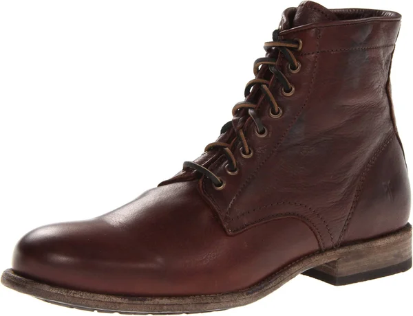 Frye Tyler Lace Up Boots in Dark Brown - Men's Size 7
