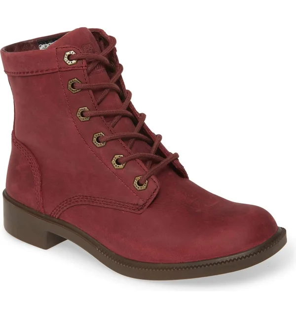 Kodiak Original All Season Women's Waterproof Leather Boots, Size: 7.5, Red