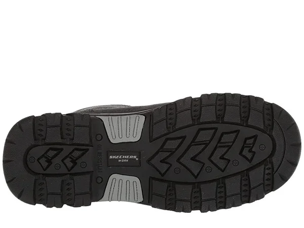 Skechers Men's Work Burgin Tarlac Steel Toe Boot - Black