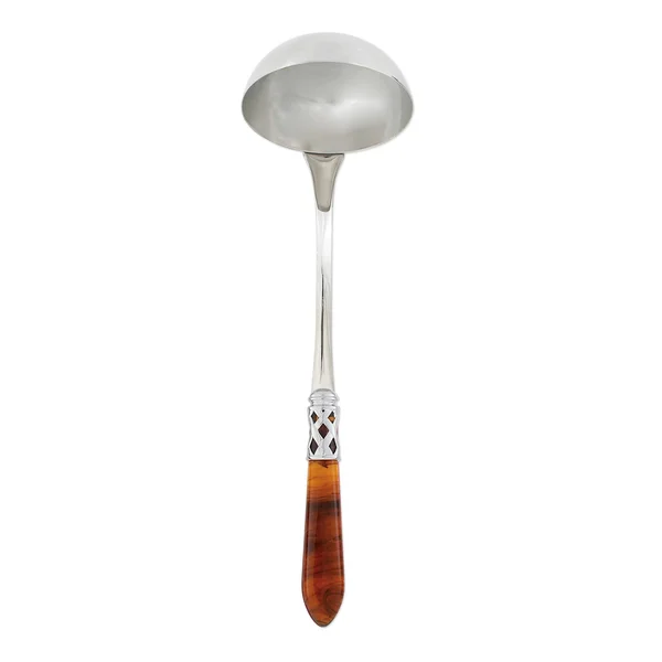 Vietri Aladdin Brilliant Soup Ladle Tortoiseshell