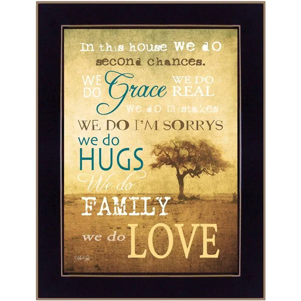 Craft Room MA134B-712 We Do Inspirational Hardwood Framed Print by Marla Rae