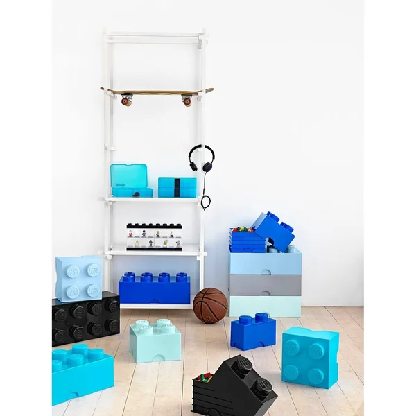 Lego Storage Brick Drawer 8, Aqua Light Blue