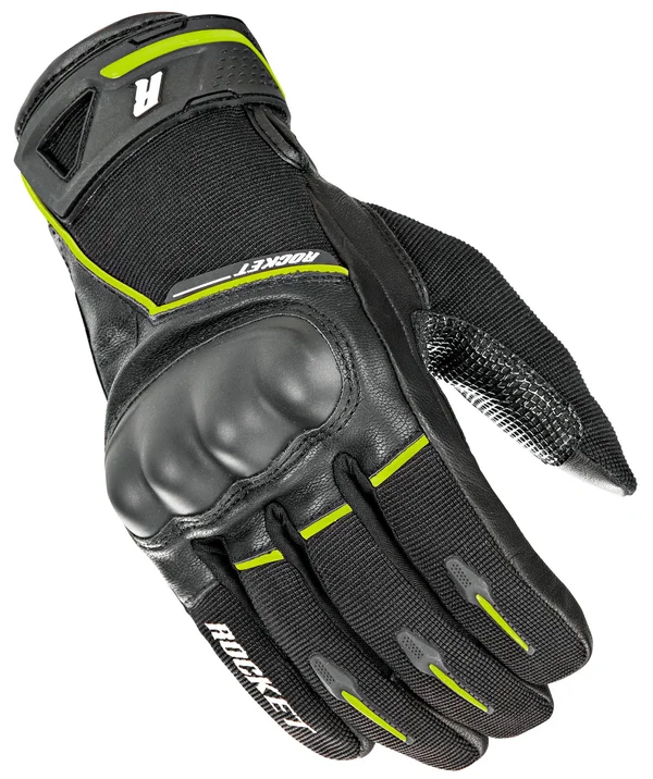 Joe Rocket Black/Hi-Viz Super Moto Gloves