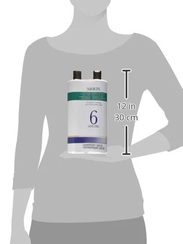 Nioxin System 6 Cleanser & Scalp Therapy Conditioner Duo - 33.8 fl oz bottles