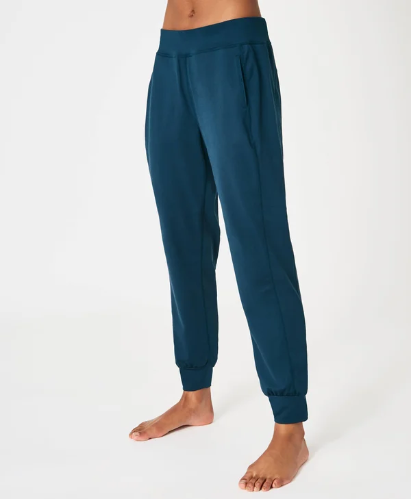 Sweaty Betty Yoga Pants, Garudasana, Blue, Women's XL