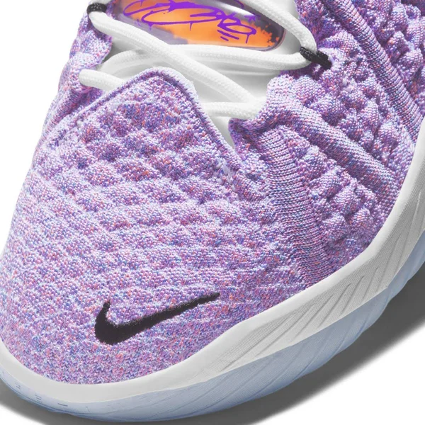 Lebron 18 Blue Multi Basketball Shoe