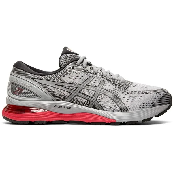 Asics Men's GEL-Nimbus 21 Running Shoes - Black - 10.5