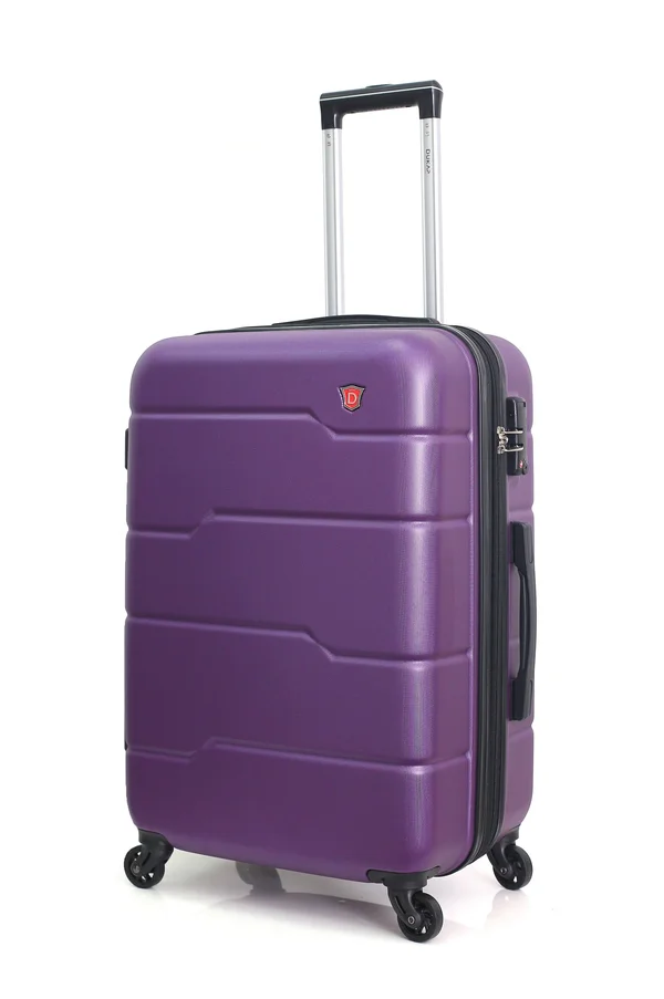 DUKAP Rodez Lightweight Hardside Spinner 20&& Carry-On Suitcase - 20 Inches, Purple
