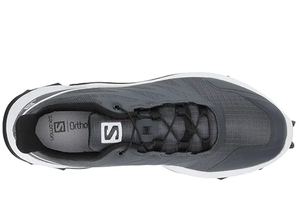 Salomon Women's Supercross Trail Shoes India Ink - White, Black 7.5