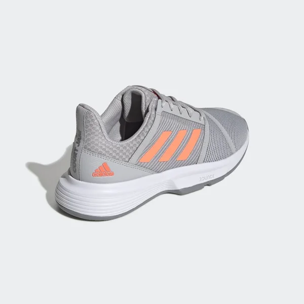 Adidas CourtJam Bounce Grey/ Coral EG1138 (Women's) 10