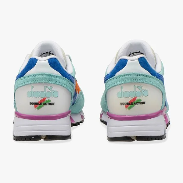 Diadora N9002 Trainers Blue Orange Lilac - 41