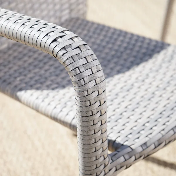 Ava Outdoor Wicker Armed Aluminum Framed Stack Chairs (Set of 2) Multi-Brown