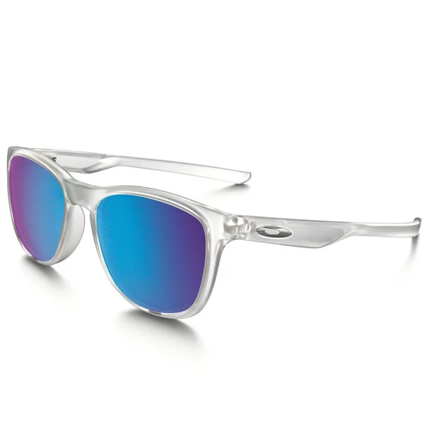 Oakley Trillbe x Polarized Sunglasses - Polished Clear/Sapphire Iridium