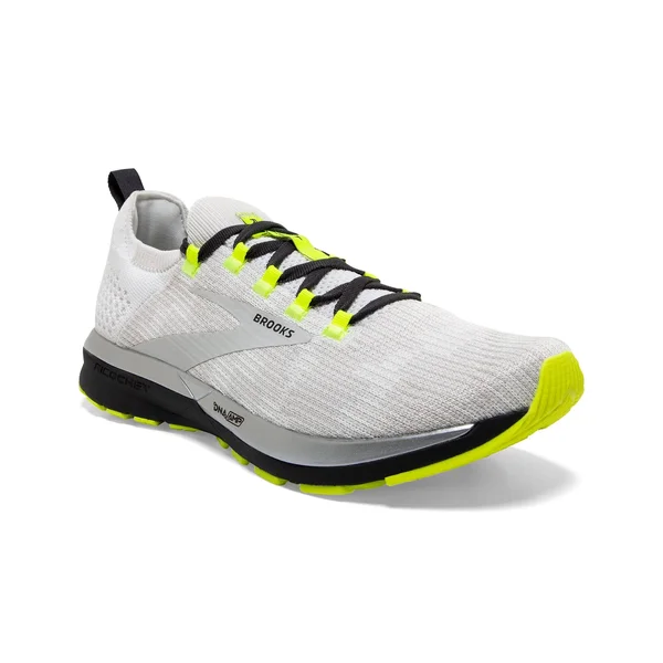 Brooks Men's Ricochet 2 Running Shoes, Black/Grey/Blue