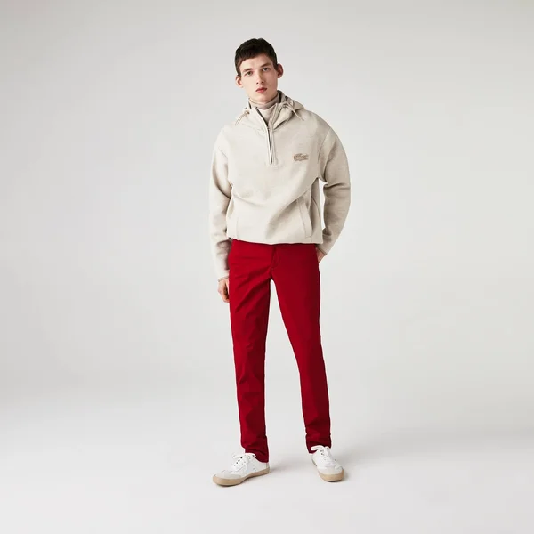 Lacoste Men's Slim Fit Stretch Gabardine Chino Pants - 34/34