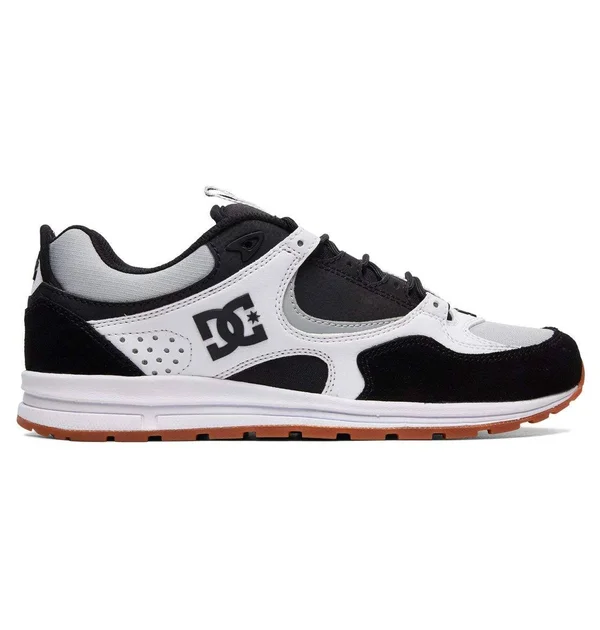 DC Shoes Kalis Lite Skate Shoes - Black/Grey/White 13