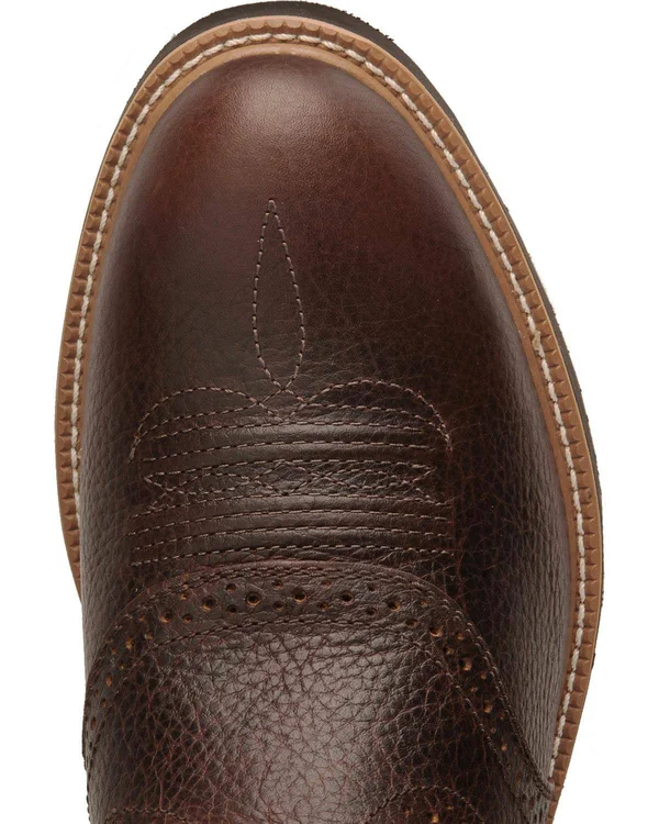 Twisted x Men's Leather Work Boots Brown Green