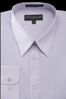 Men's Basic Dress Shirt Regular Fit in Lilac 16½ 32/33, Lilac