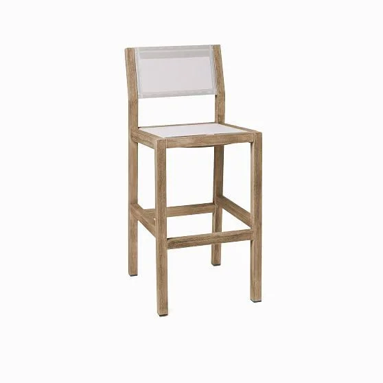West Elm Portside Bar Stool - Driftwood