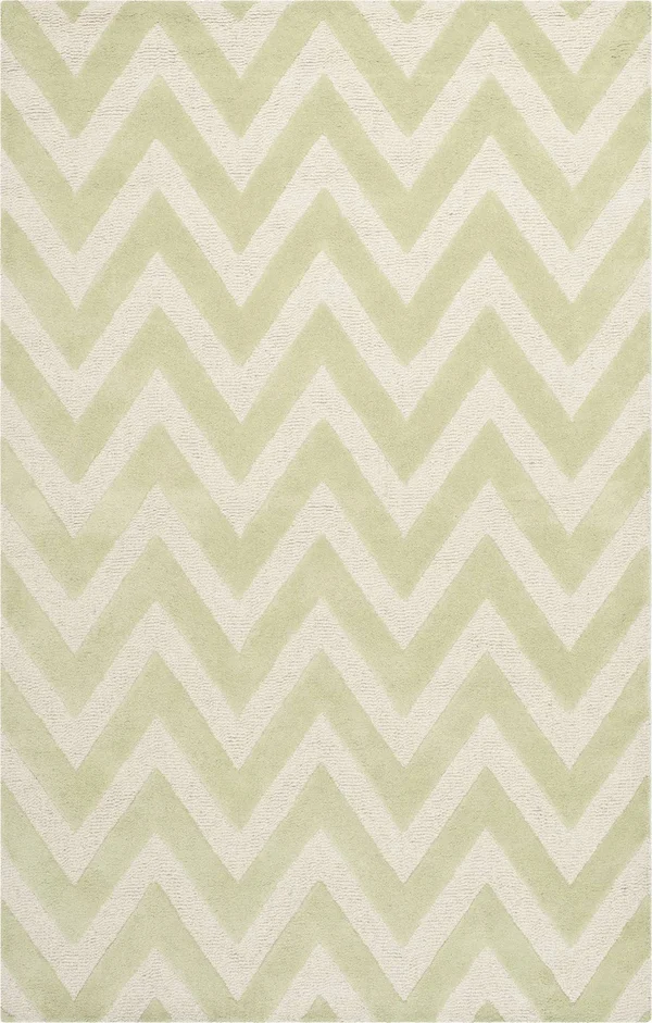 Safavieh Cambridge Light Green & Ivory 6& x 6& Square Rug