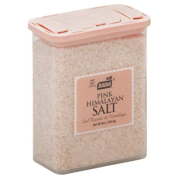 Badia Pink Himalayan Salt - Can 8 oz. - 12 Pack