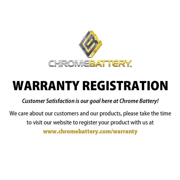Chrome Battery Ytx30l-bs High Performance - Maintenance Free - Sealed AGM Motorcycle Battery