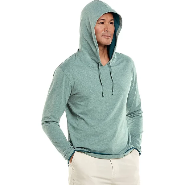 Coolibar UPF 50+ Men's Oasis Pullover Hoodie - Sun Protective