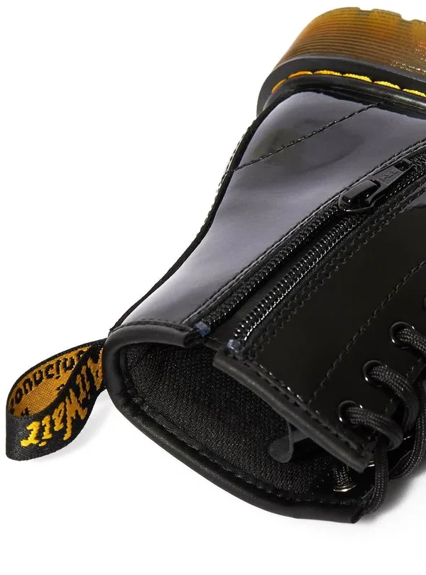 Dr. Martens Black Patent Brooklee Delaney Boots
