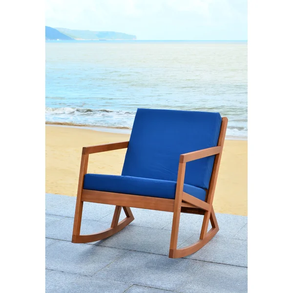 Safavieh PAT7013N Vernon Rocking Chair Natural & Green
