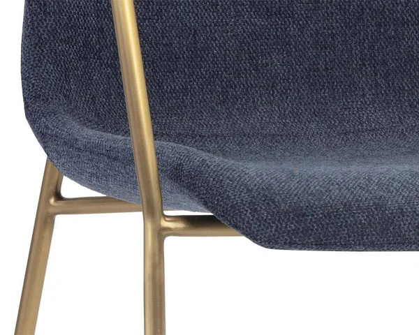 Sunpan Junction Hathaway Dining Armchair - Belfast Navy
