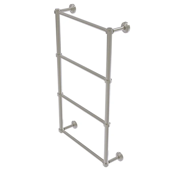 Allied Brass Waverly Place Collection 4 Tier 24 inch Ladder Towel Bar Satin Nickel