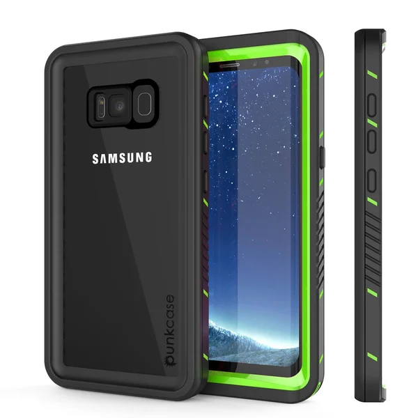 Punkcase Galaxy S8 Waterproof Case, Punkcase Extreme Series Slim Fit IP68 Certified Shockproof Snowproof Dirproof Armor Cover W