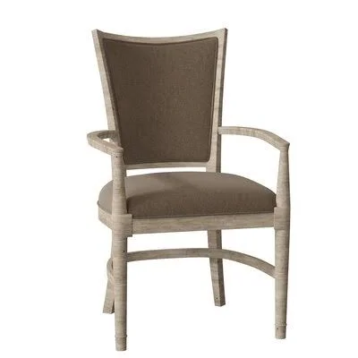 Garland Upholstered Arm Chair Fairfield Chair Body Fabric: 8789 Stone, Frame Color: French Oak