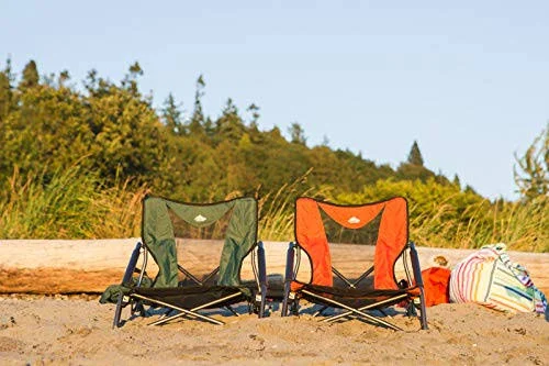 Cascade Mountain Tech Compact Low Profile Outdoor Folding Camp Chair with Carry