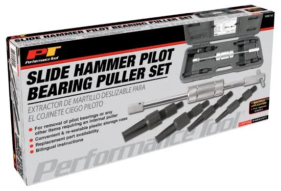 Performance Tool W89742 Slide Hammer Pilot Bearing Puller Set