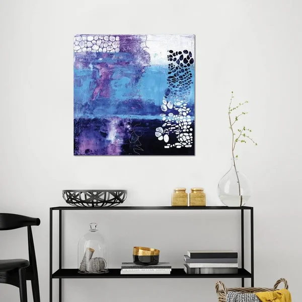 Christine Reichow Paintings Canvas Art Prints - Blueberries and Snow IIstyle > Decorative > Contemporary D閏or art)