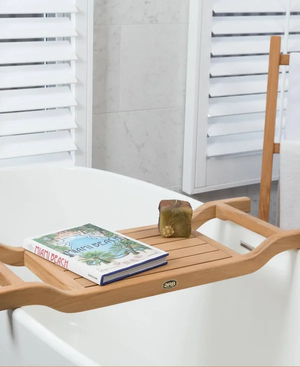 ARB Teak Specialties Coach Bath Tub Seat- Caddy - 34.5 Inches