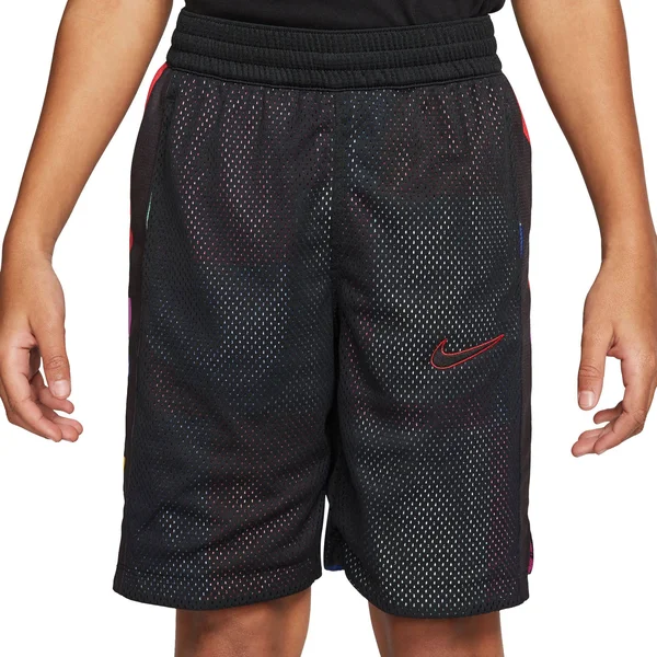 Nike Boys& Elite Reversible Basketball Shorts, XL, Black