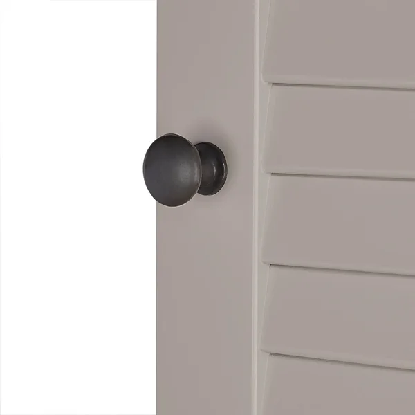 RiverRidge Ellsworth Floor Cabinet with Side Shelves - Taupe