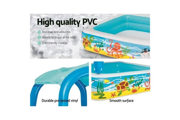 Bestway Inflatable Kids Pool Canopy Play Pool Swimming Pool Family Pools