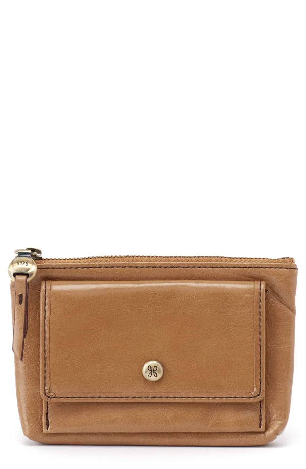 Hobo Gogo Credit Card Wallet, Cedar