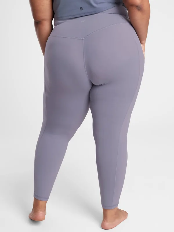 Athleta Women's Salutation Stash Pocket II 7/8 Tight Tempest Violet Petite Size S