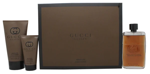Gucci Guilty Absolute 3-Piece Men's Cologne Gift Set