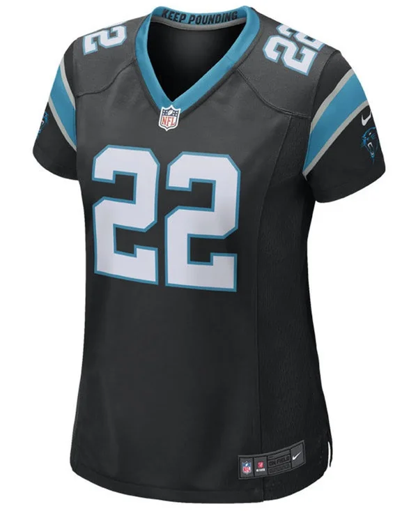 Nike Women's Christian McCaffrey Carolina Panthers Game Jersey - Black