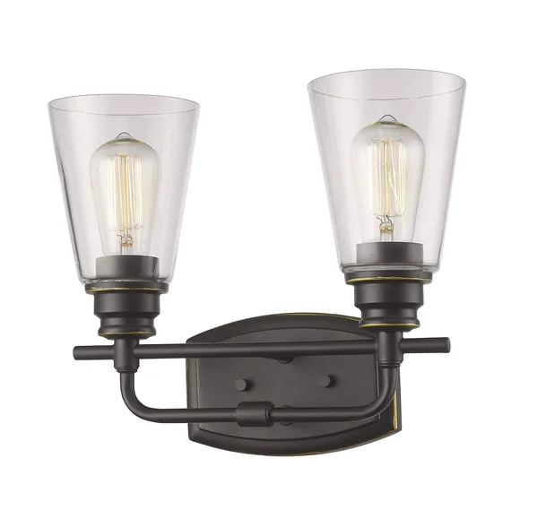 New Zlite Product Annora Collection 2 Light Vanity Light in Olde Bronze Finish