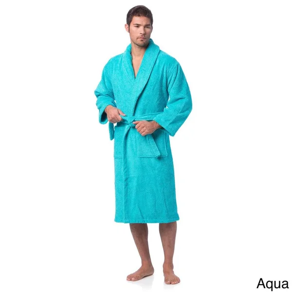 Small Luxury Turkish Cotton Unisex Robe in Purple