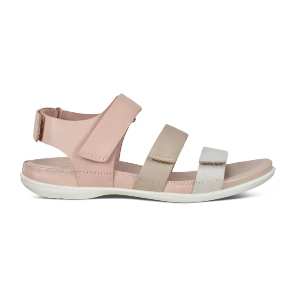 Ecco Flash Flat Sandal Size 10 Shadow White